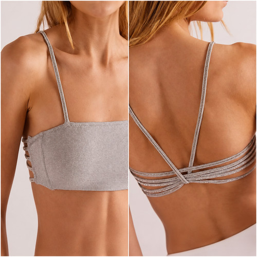 Bralette scintillante midnight - bralette,